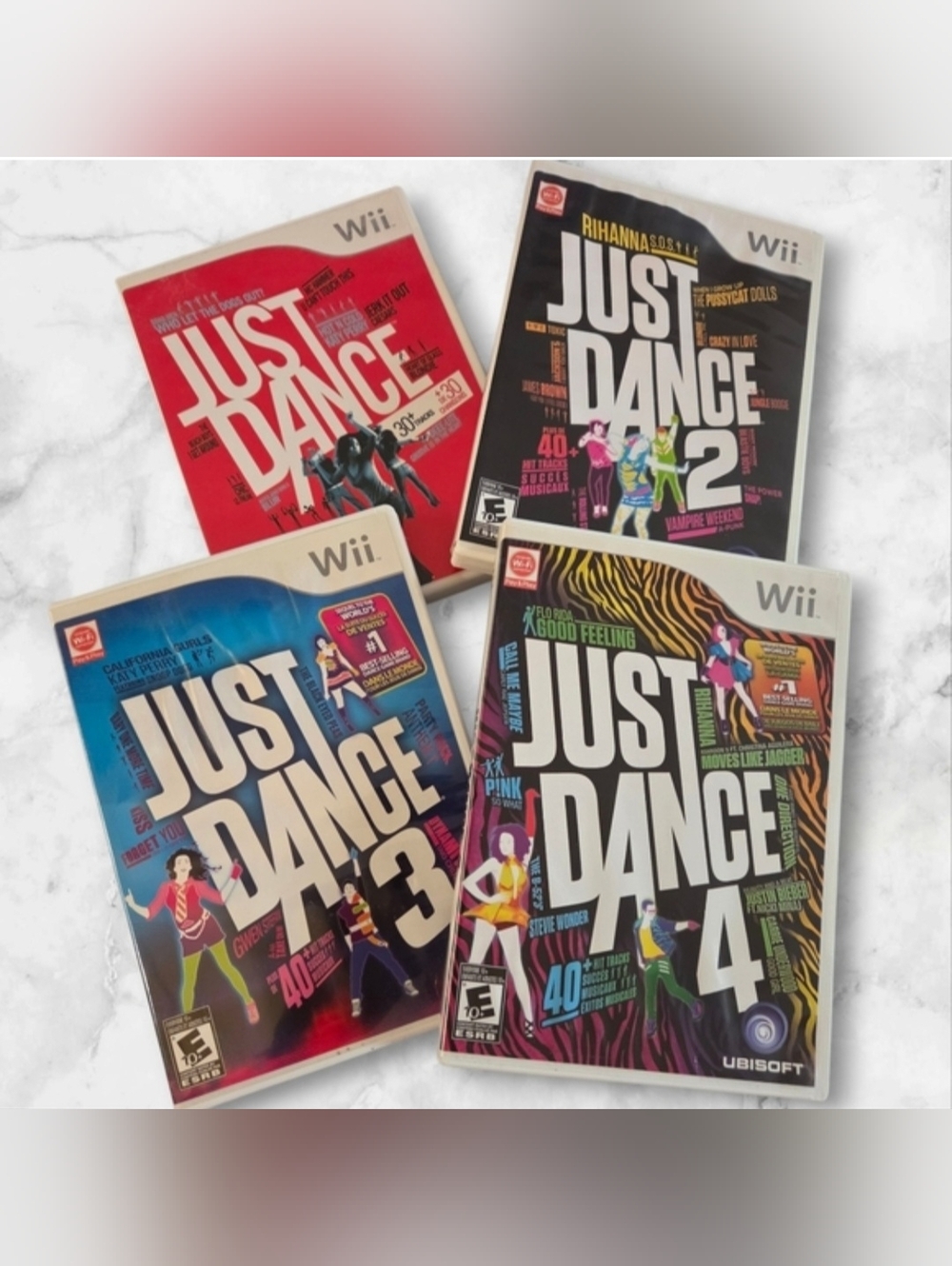 Just Dance 1-4 Bundle for Wii